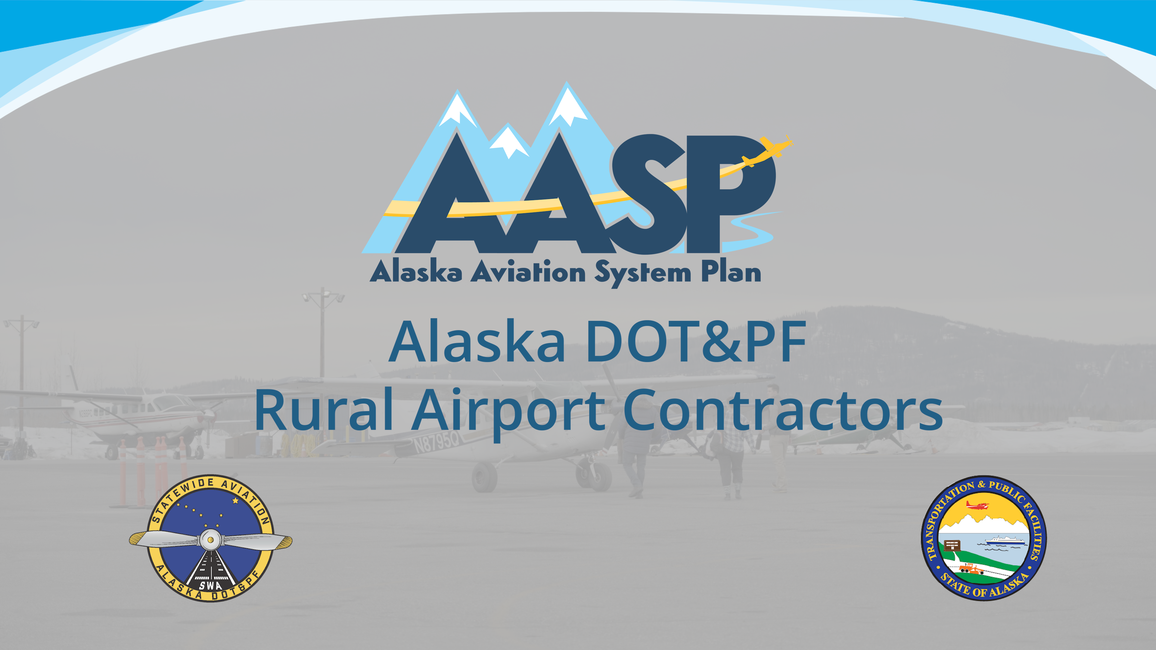 Rural Airport Contractors video title card